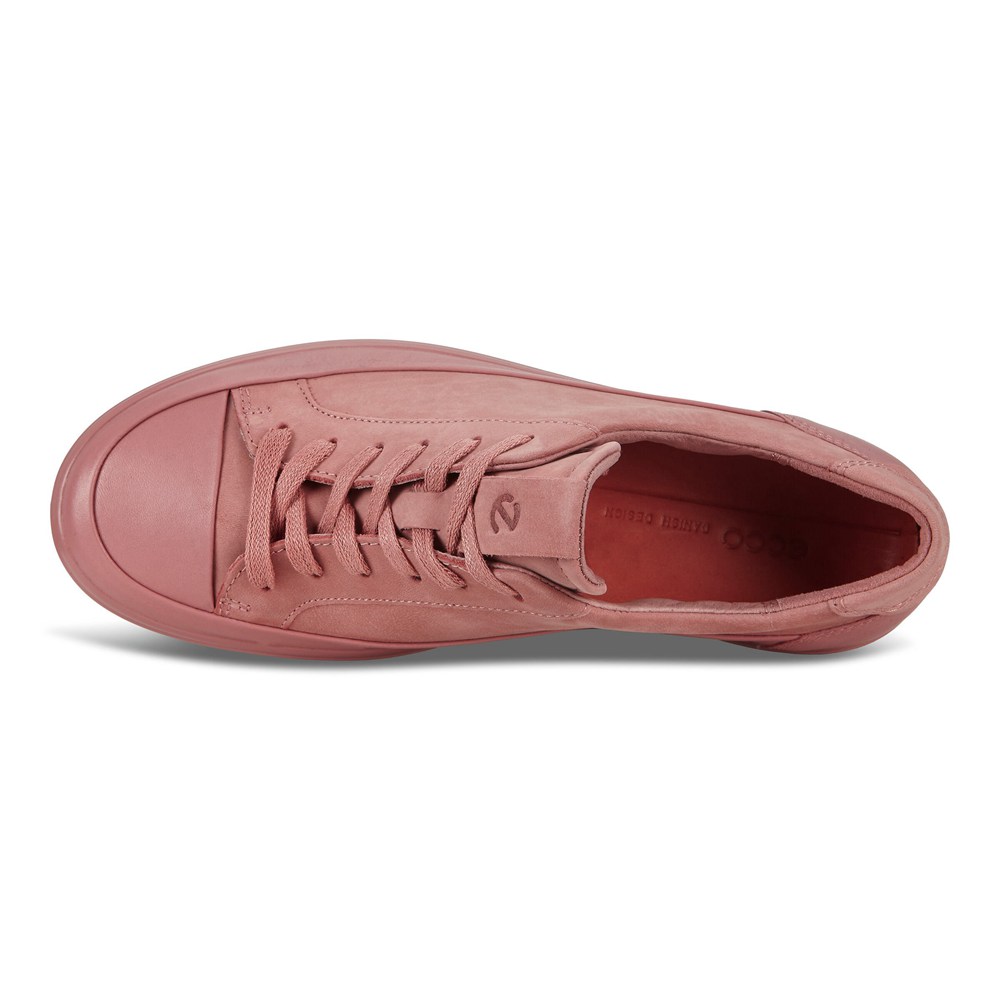 ECCO Sneakersy Damskie - Soft 7 - Różowe - DYQILF-085